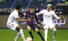 Las alineaciones del Real Madrid - Barcelona en Copa del Rey