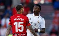 Vinicius vs Maffeo: vuelve a LaLiga el choque más tenso del fútbol español