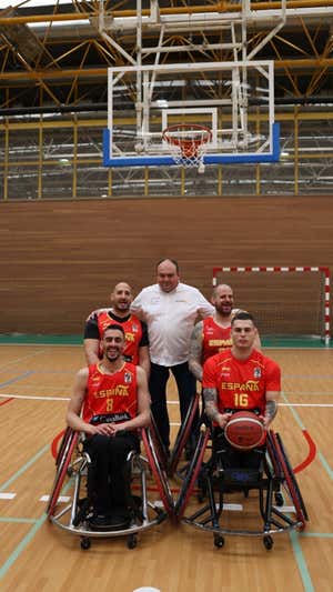 Los cuatro integrantes de la Selección BSR entrevistados.  RELEVO