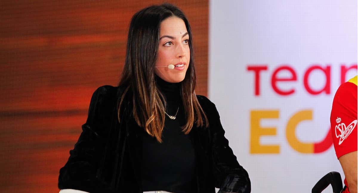 Alejandra Quereda, seleccionadora nacional, en la presentación del equipo olímpico /Getty