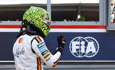 Lando Norris se lleva la pole más complicada del año y Fernando Alonso brilla desde la sexta plaza; Carlos Sainz, a remontar desde la undécima